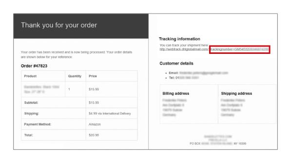 Track DHL shipments in Google Sheets - NoDataNoBusiness